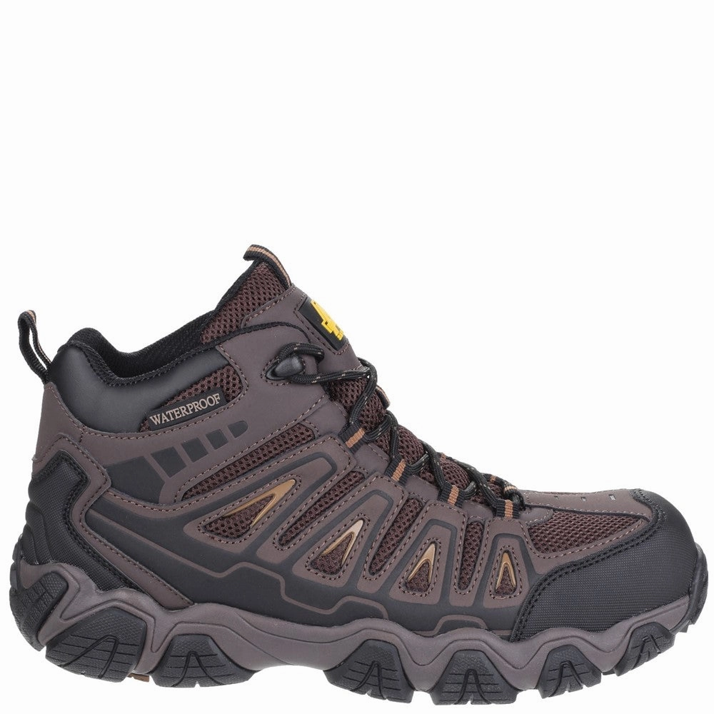 Comfort Heel Comfortable Footwear Amblers Safety As801 Rockingham Waterproof Non-Metal Safety Hiker