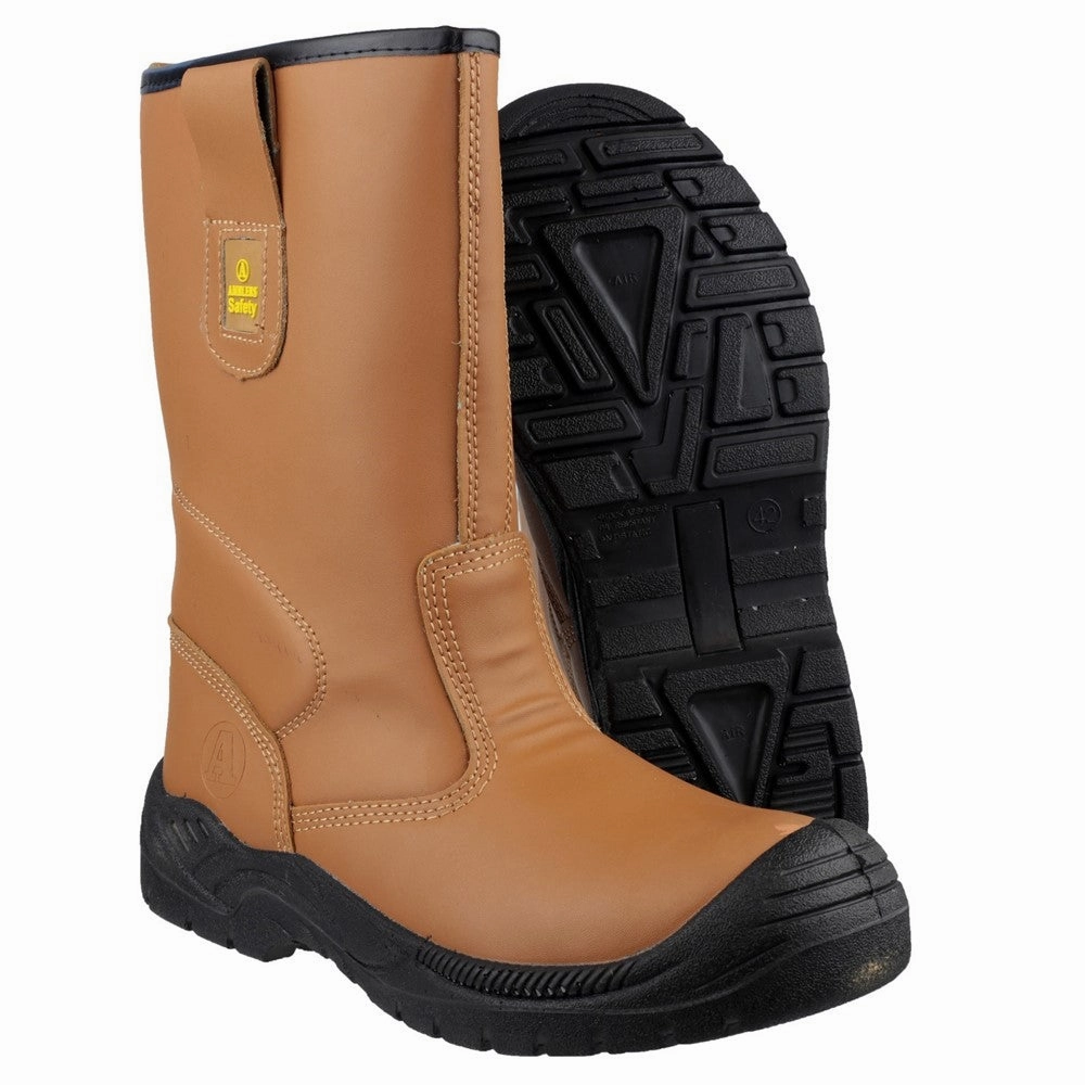 Amblers Safety Fs142 Water Resistant Pull On Safety Rigger Boot Premium Comfort Orthotic Friendly