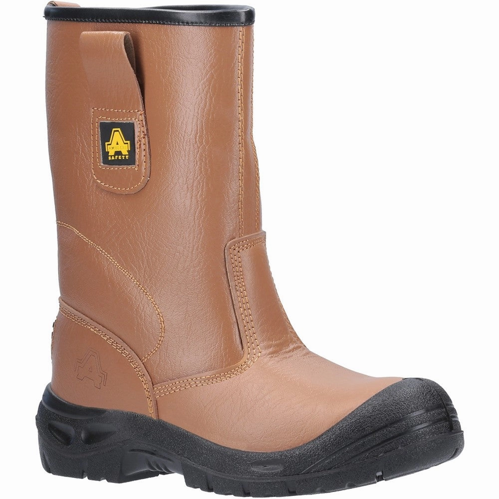 Machine Washable Secure Fit Amblers Safety Fs142 Water Resistant Pull On Safety Rigger Boot
