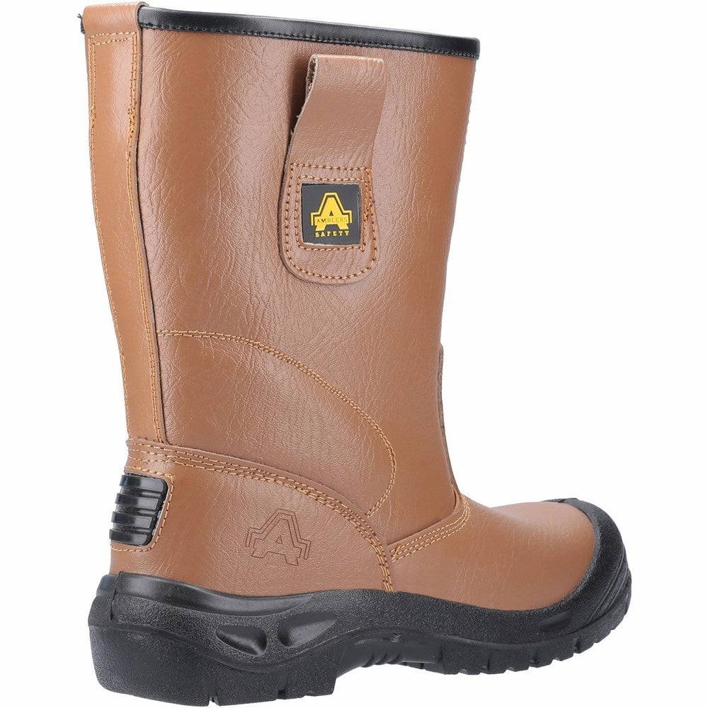 Amblers Safety Fs142 Water Resistant Pull On Safety Rigger Boot Canvas Shoes Slip Resistant