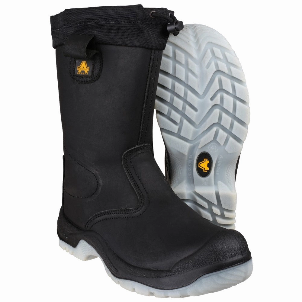 Amblers Safety Fs209 Water Resistant Pull On Safety Rigger Boot Breathable Mesh Sustainable Shoes