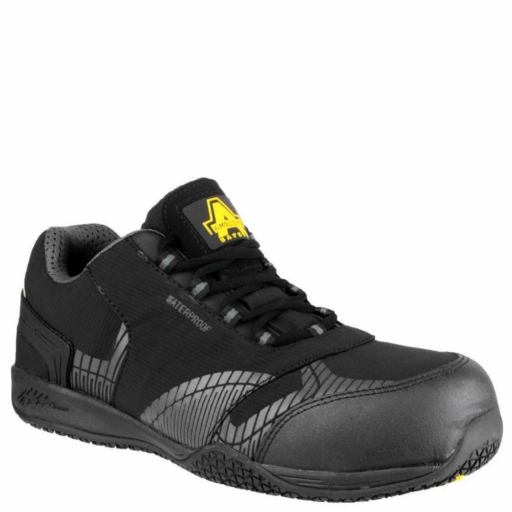 Comfortable Footwear Recycled Materials Amblers Safety Fs29C Waterproof Metal Free Non Leather Safety Trainer