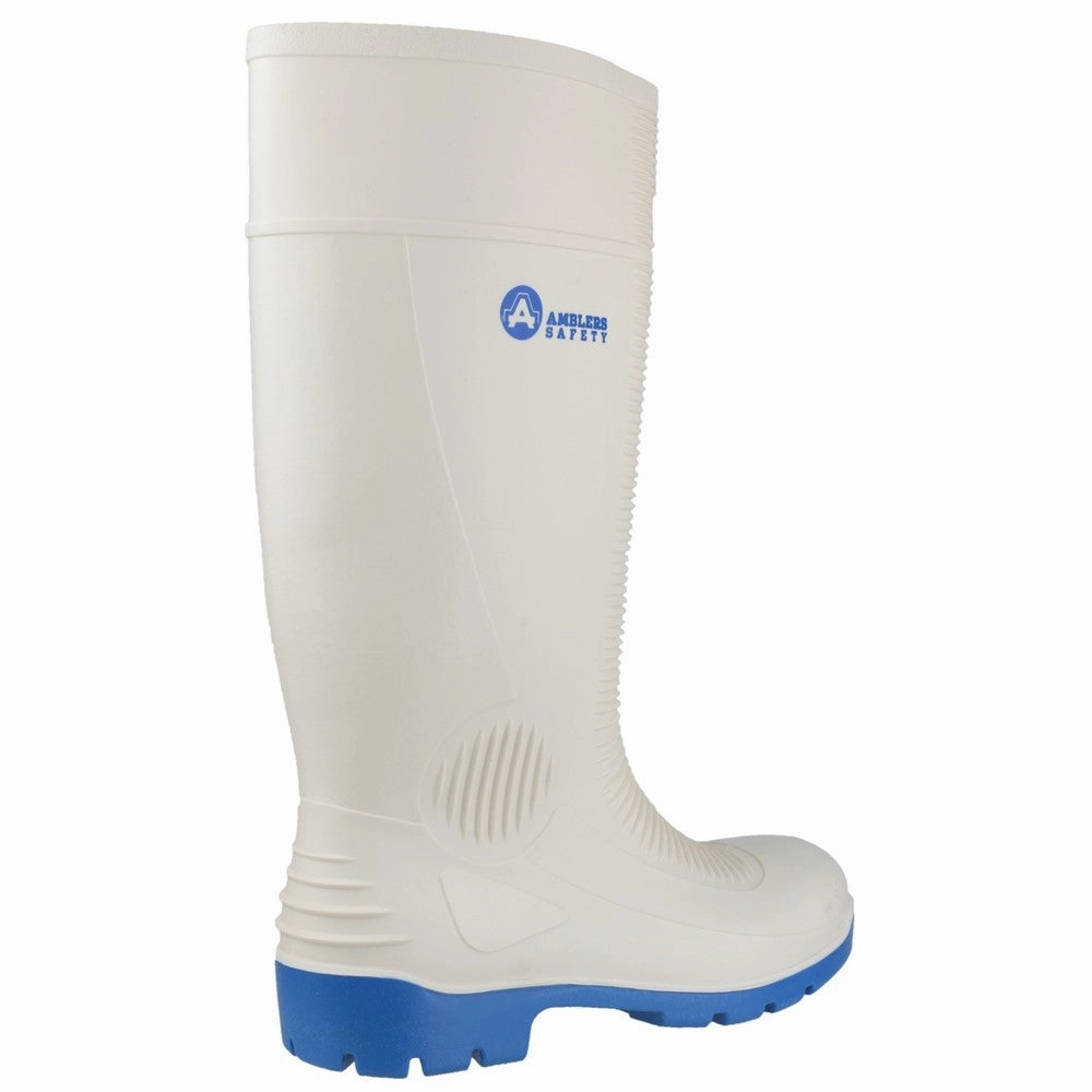 Amblers Safety Fs98 Steel Toe Food Safety Wellington Grippy Traction Quick Dry
