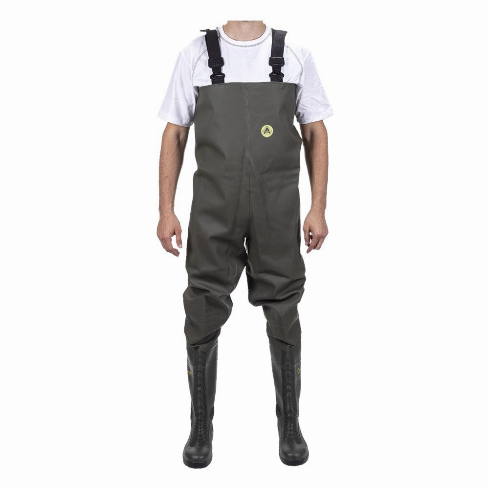 Amblers Safety Tyne Chest Safety Wader Cushioned Insoles Flat Feet Shoes