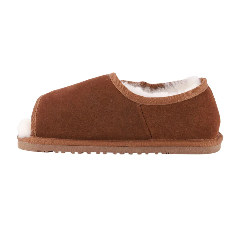 Apma Wide Open Toe Slip On Slippers Shock Absorbing