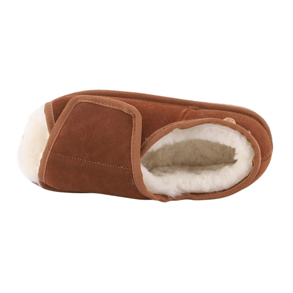 Flexible Apma Wide Open Toe Slip On Slippers