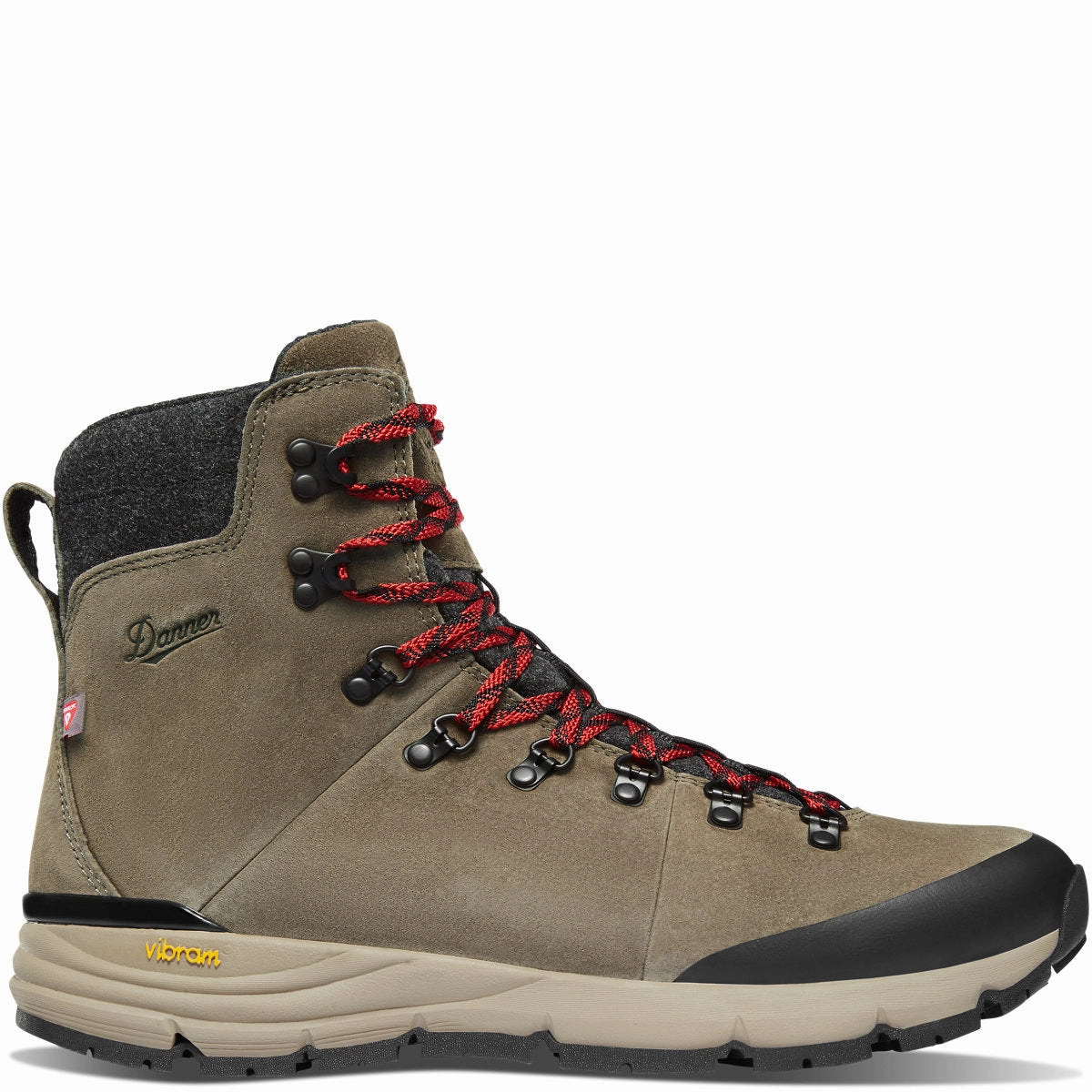 Comfort Technology Slip Resistant Arctic 600 Side-Zip 7" Brown/Red 200G