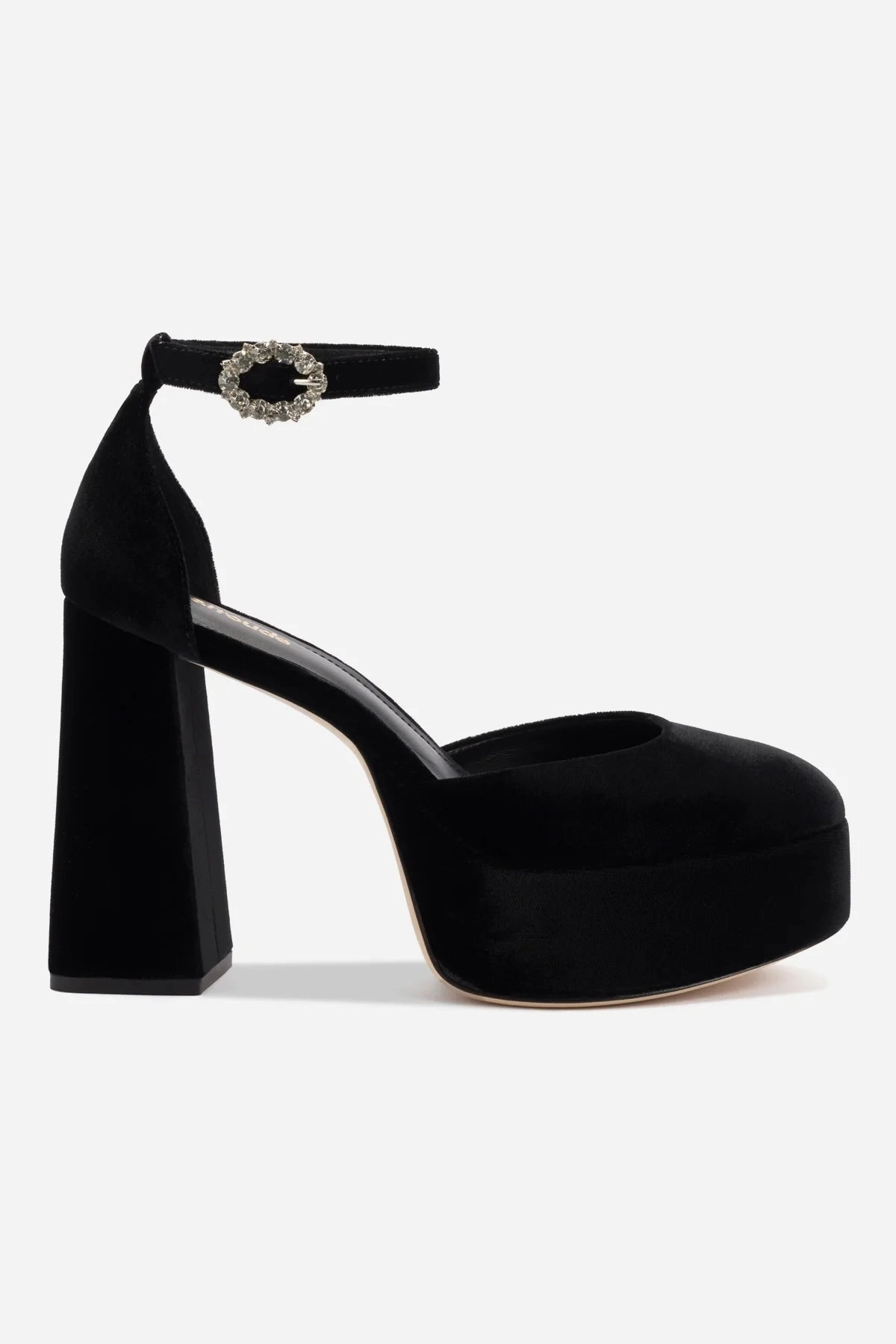 Ergonomic Ari Pump In Black Velvet