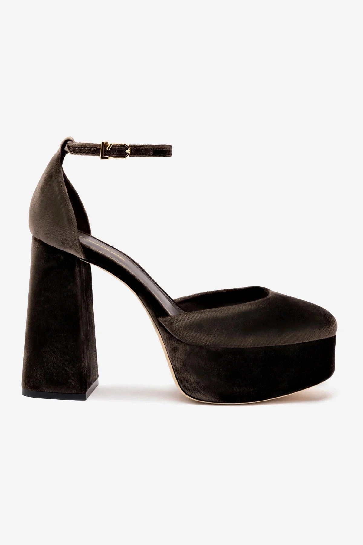 Ari Pump In Expresso Velvet Memory Foam Stable