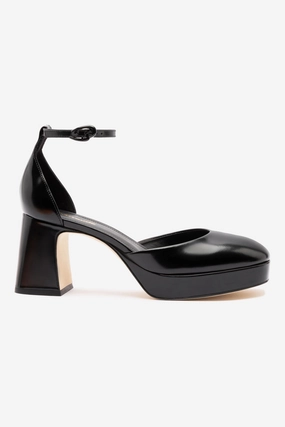 Ari Verona Low Pump In Black Box Leather Quick Dry Slip Resistant Work