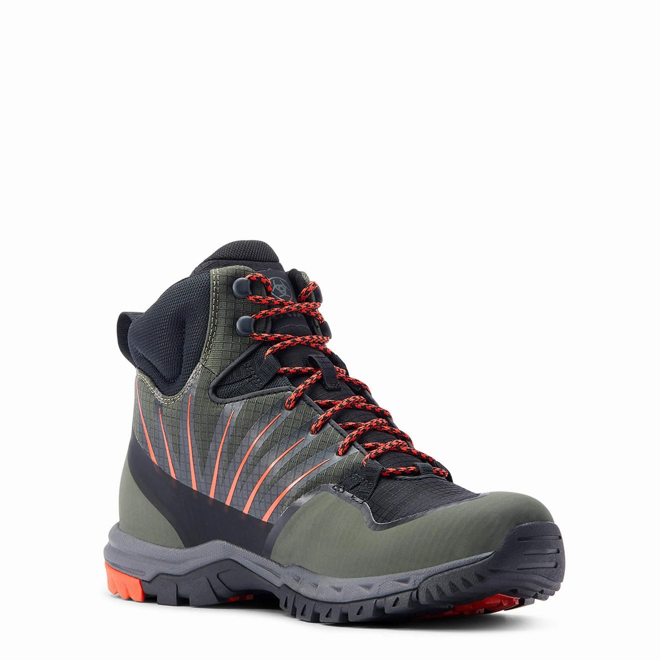 Ariat Skyline Solaris Waterproof Boot Forest / Orange Orthotic Friendly Standing Comfort