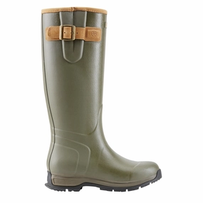 Comfort Sole Ariat Womens Burford Insulated Wellington Olive Green