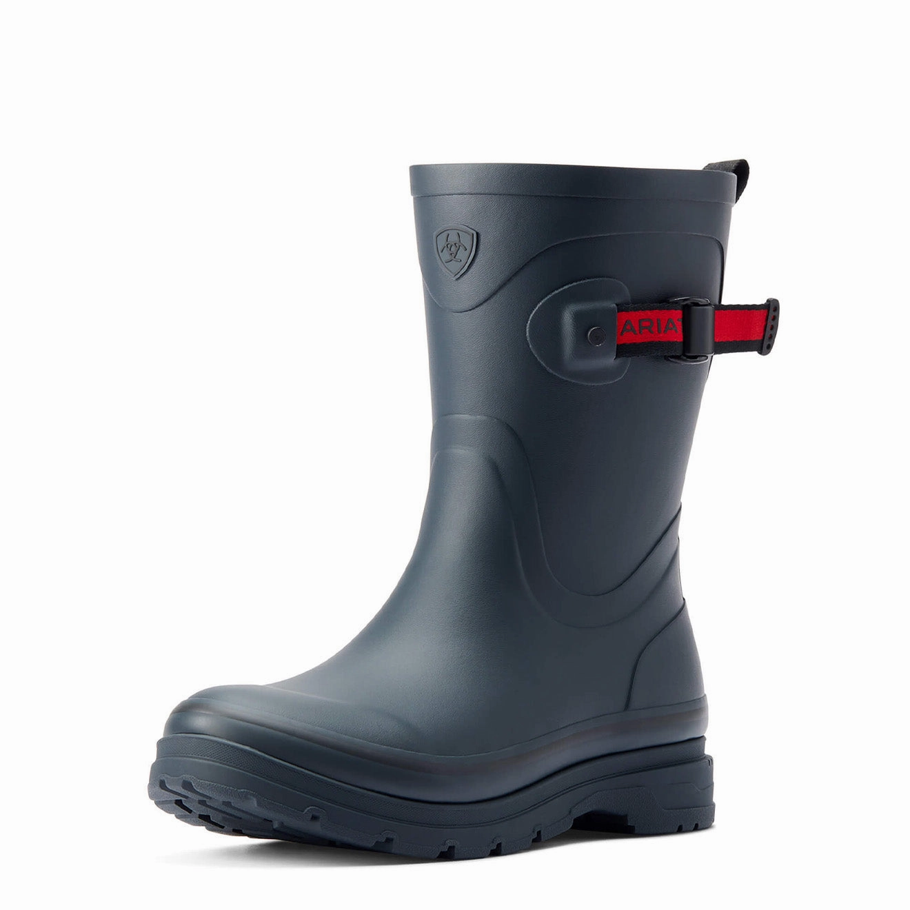 Ariat Womens Kelmarsh Mid Rubber Boot Navy Pain Relief
