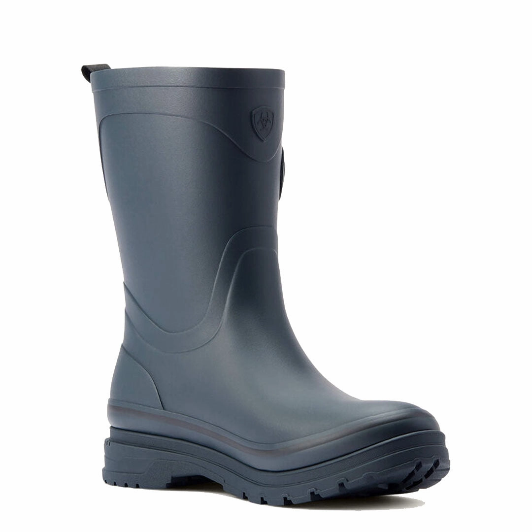 Ariat Womens Kelmarsh Mid Wellington Navy Weather Resistant