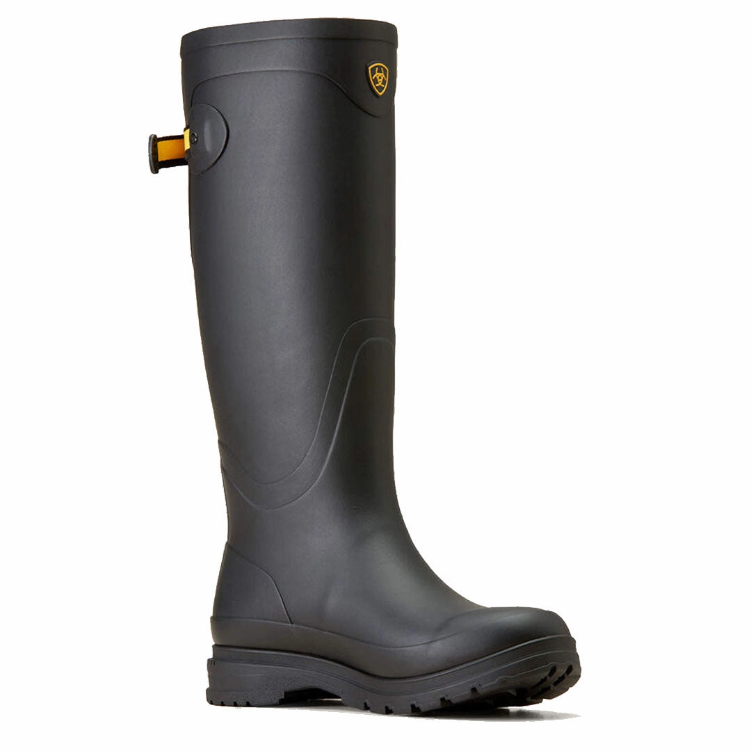 Ariat Womens Kelmarsh Wellington Black Versatile Style Odor Resistant