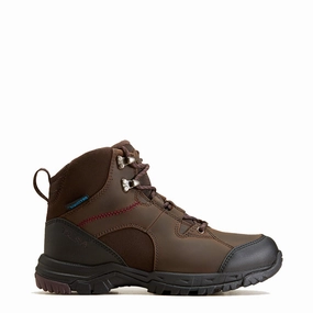Premium Comfort Ariat Womens Skyline Mid Waterproof Boot Chocolate Brown