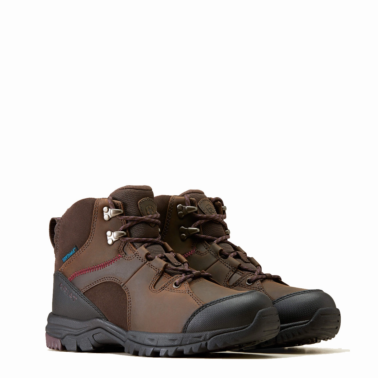 Odor Resistant Slip Resistant Work Ariat Womens Skyline Mid Waterproof Boot Chocolate Brown