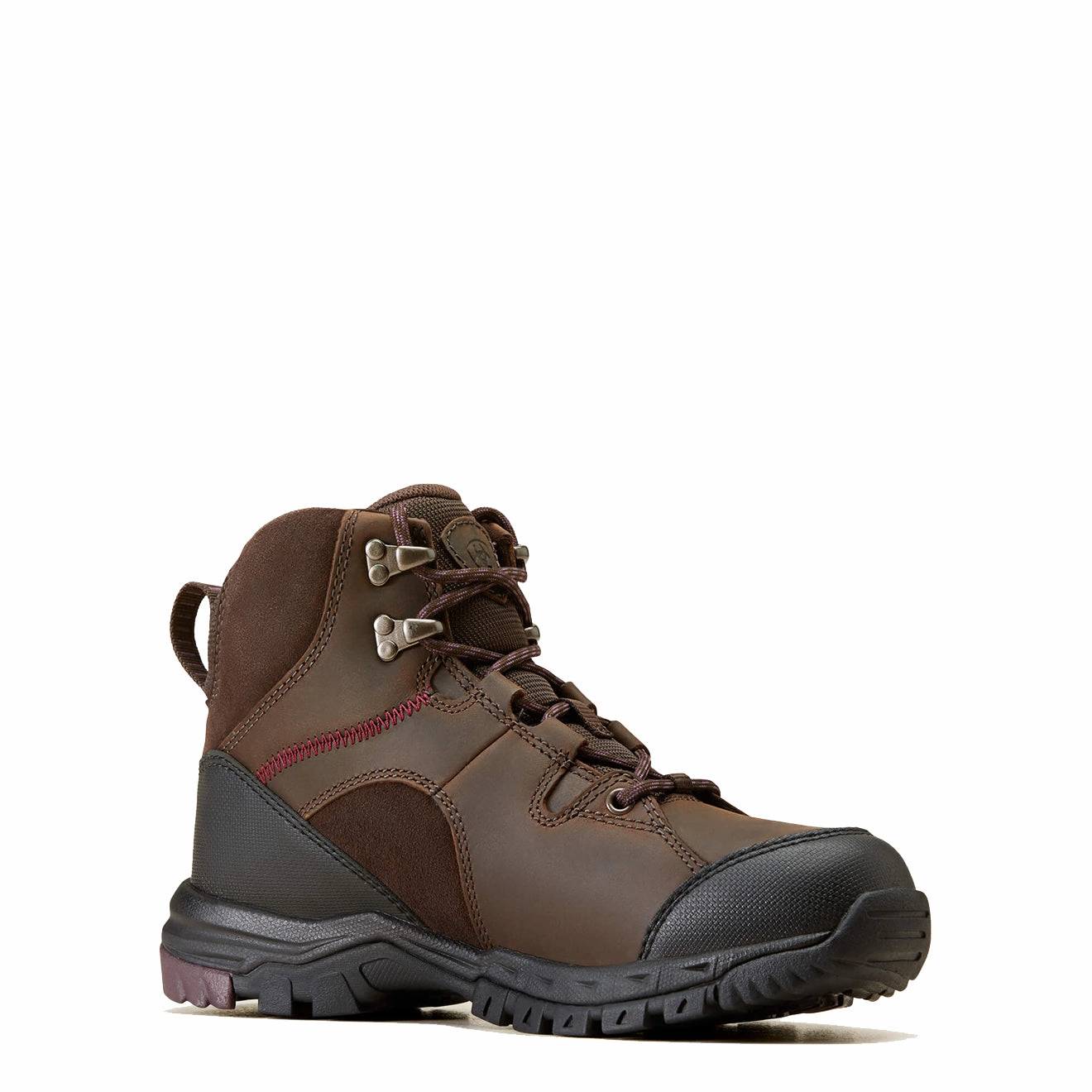 Ariat Womens Skyline Mid Waterproof Boot Chocolate Brown Quick Dry Statement Footwear