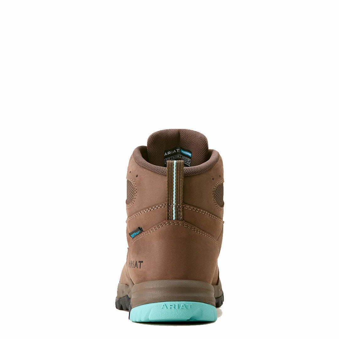 Ariat Womens Skyline Summit H2O Bitter Brown / Aqua Urban Quick Dry