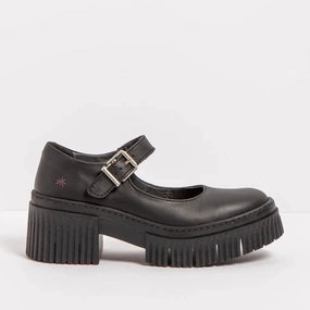 Art | Women'S Mary Jane Shoes | 1373 Nappa Black/York Black | Black Versatile Footwear