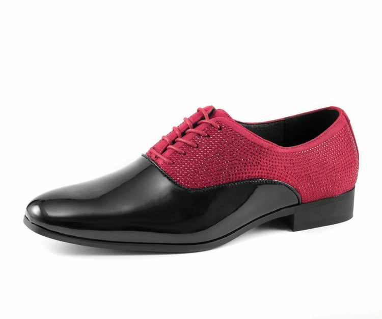 Ashton Black/Red Comfortable Footwear