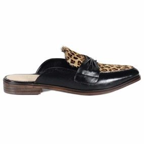 Au Pair Leopard Mule Loafers Supportive Sporty Style