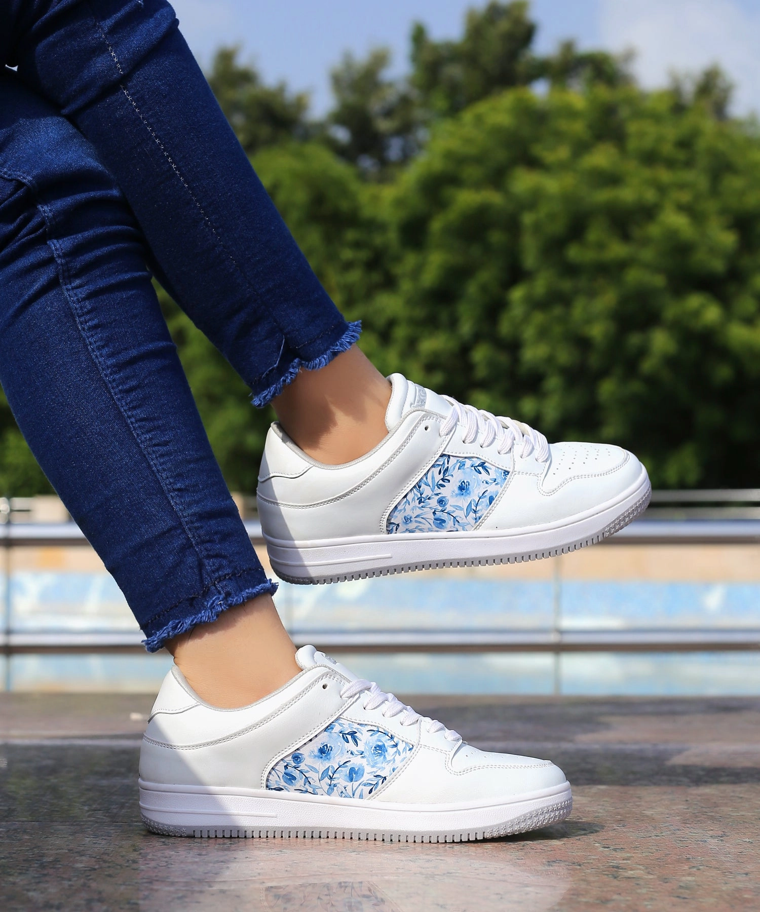 Unisex Shoes Bacca Bucci Bliss Low Top Flat Sole Fashion Women'S Sneakers With Digital Prints
