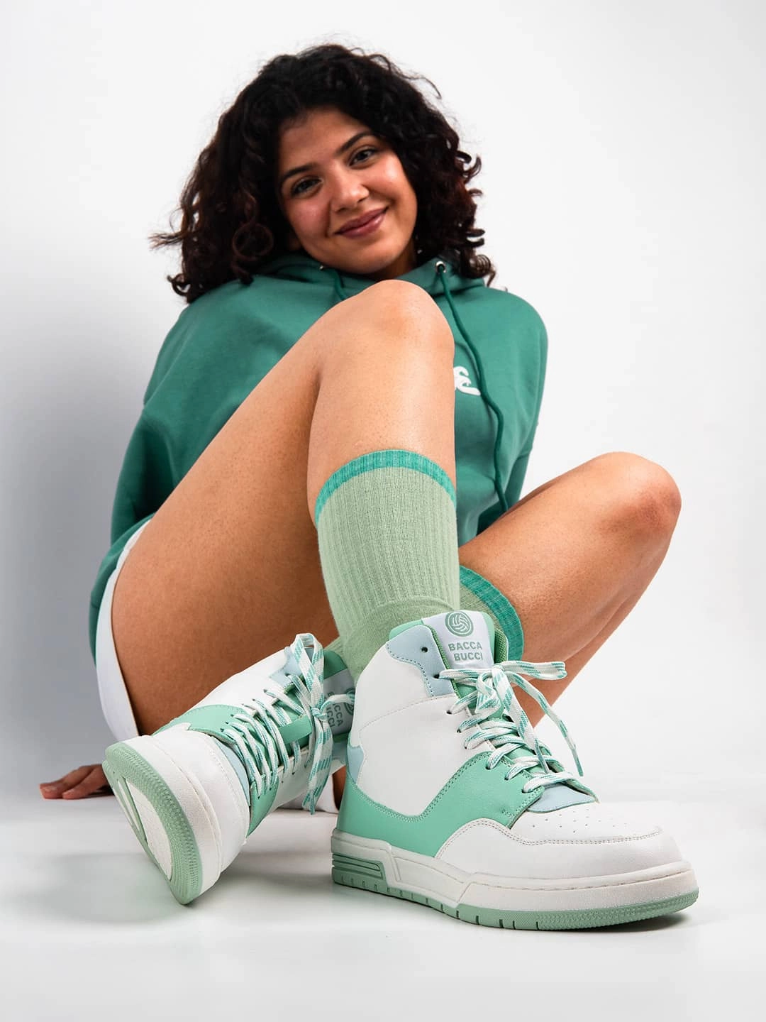 Bacca Bucci Etherea Women??S Pop High-Top Sneakers Moisture Wicking