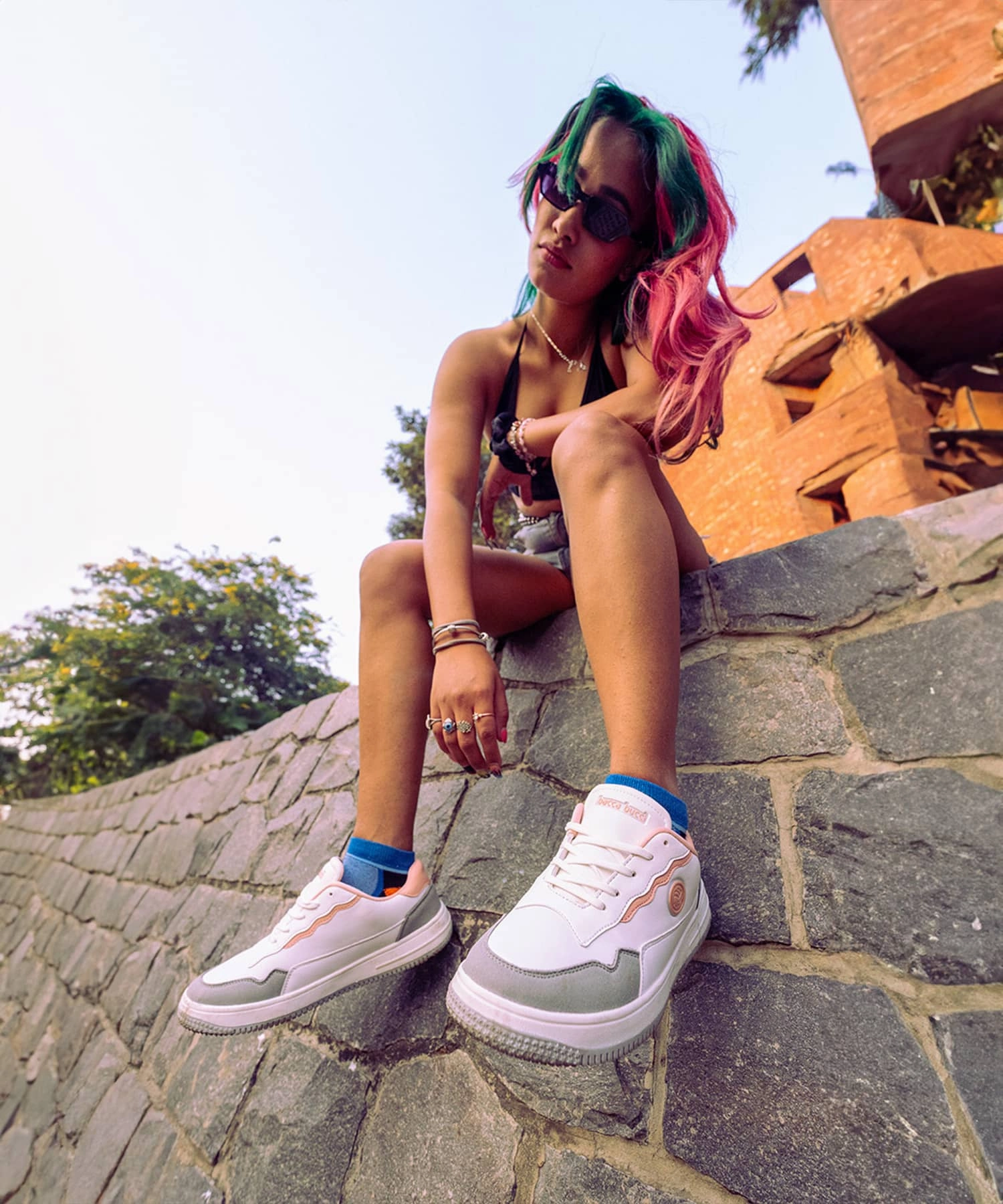 Bacca Bucci Infinity Low Top Flat Sole Fashion Women'S Sneakers Fashion Footwear