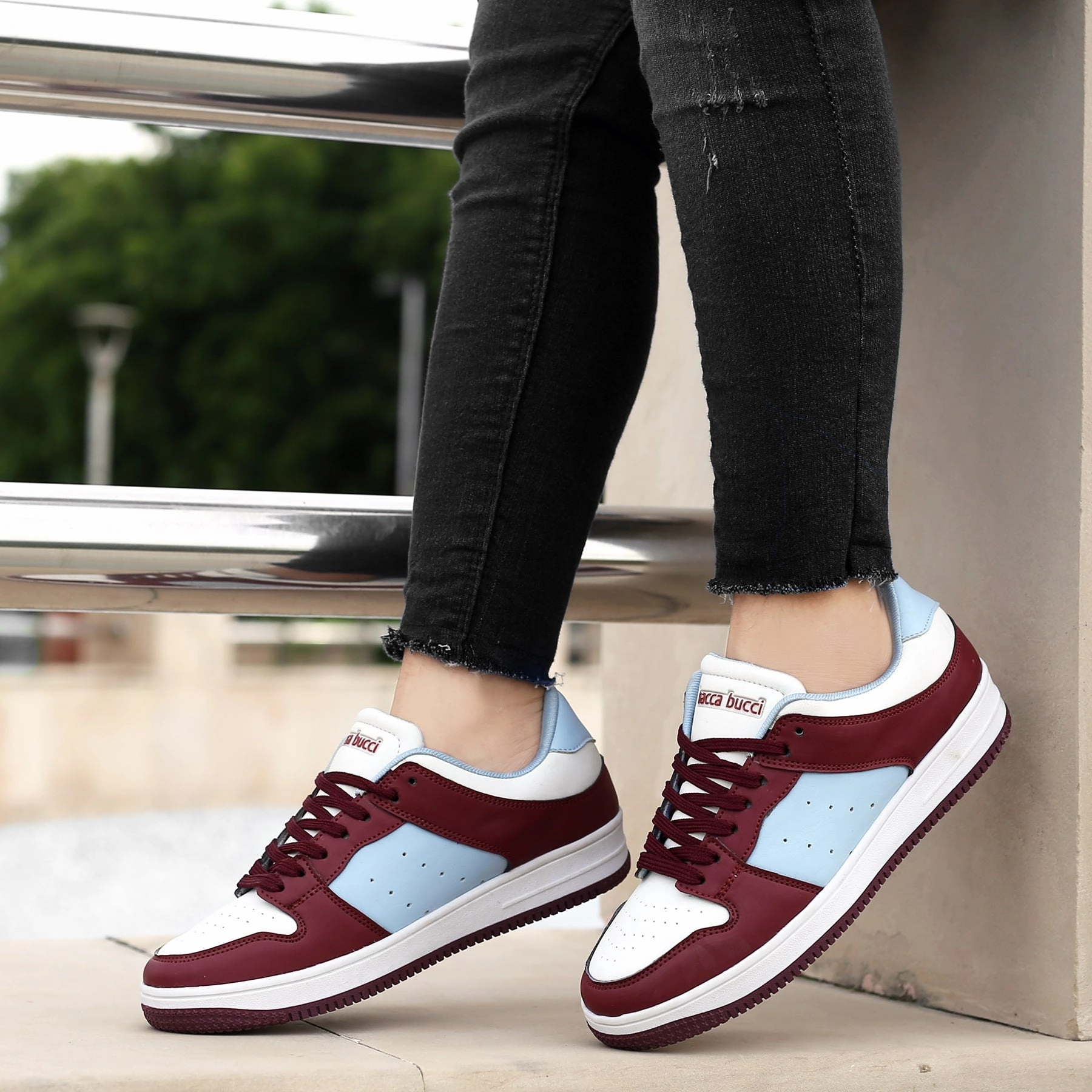 Bacca Bucci Nora Low-Top Flat Sole Sneakers For Women Quick Dry Classic Footwear