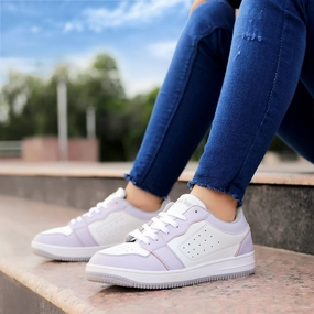 Bacca Bucci Sophia Low-Top Flat Sole Sneakers For Women Canvas Shoes