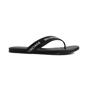 Lightweight Waterproof Balenciaga Logo Flip-Flops - Women'S 35.5