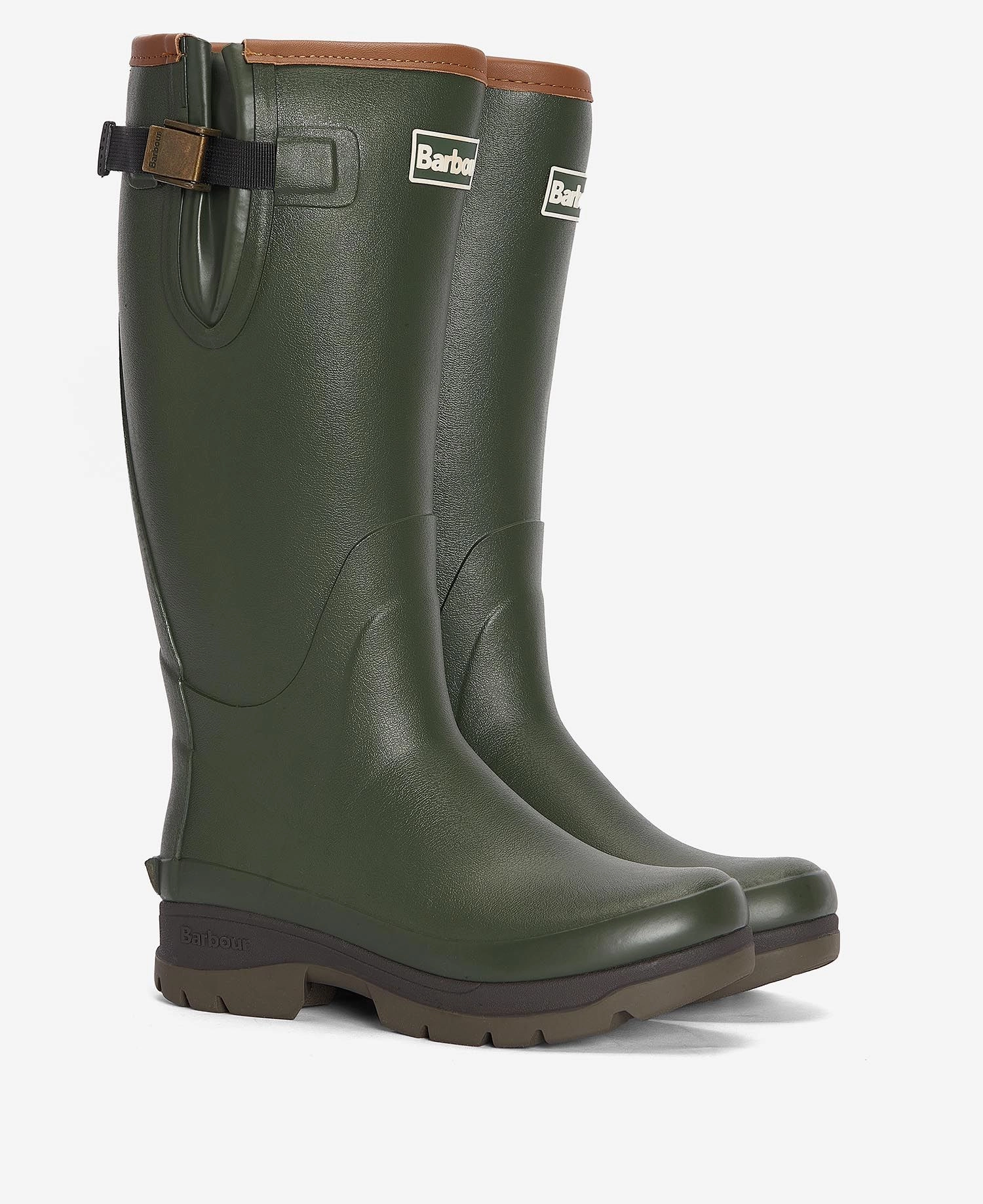 Barbour Women'S Tempest Wellingtons Boots Olive Lrf0063 Ol51 Canvas Shoes
