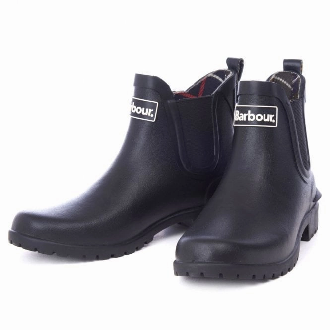 Barbour Women'S Wilton Ankle Wellingtons Boots Black Lrf0066 Bk11 Odor Control Flexible