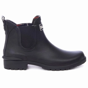 Durable Barbour Women'S Wilton Ankle Wellingtons Boots Black Lrf0066 Bk11