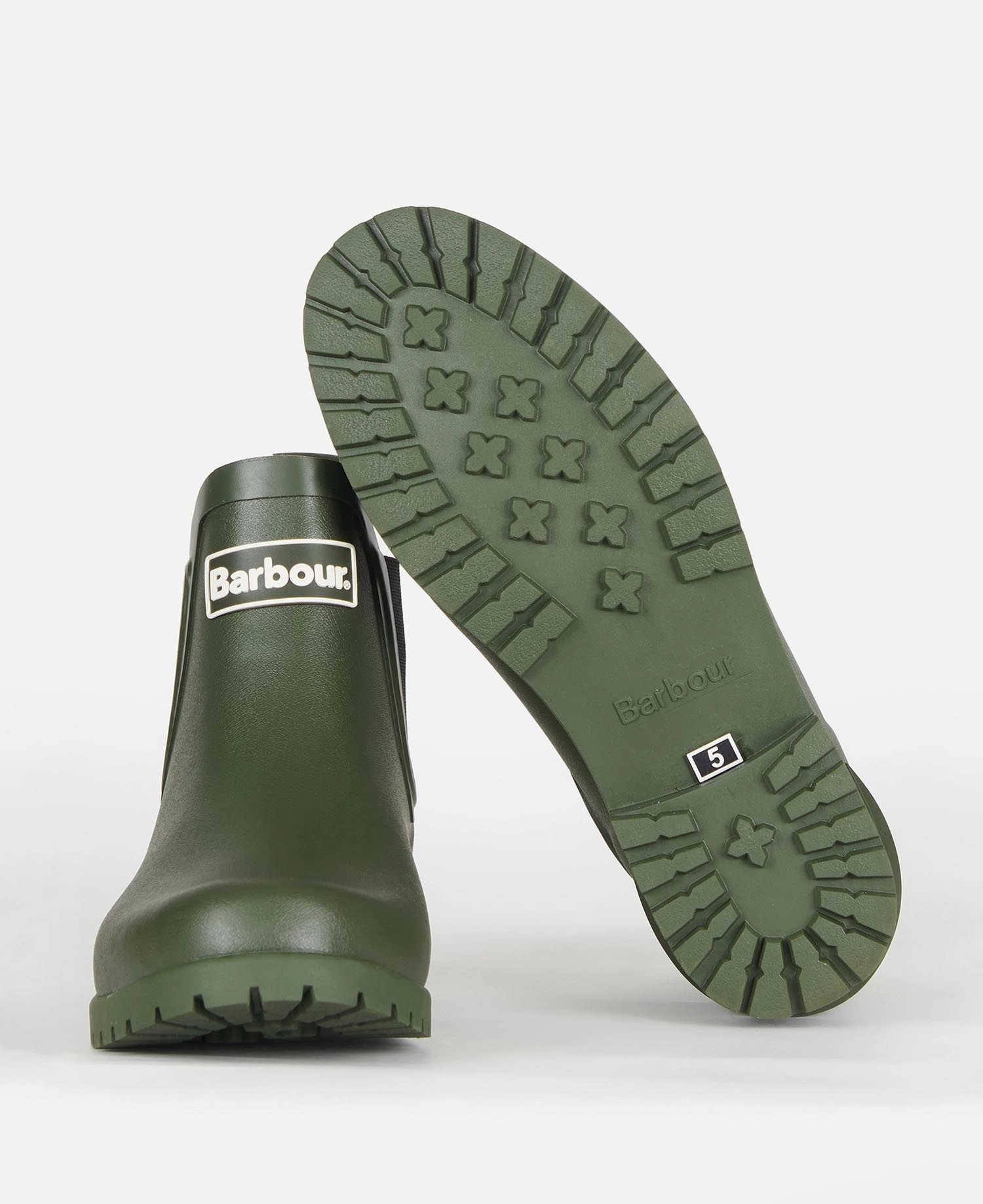 Barbour Women'S Wilton Ankle Wellingtons Boots Olive Lrf0066 Ol11 Cushioned