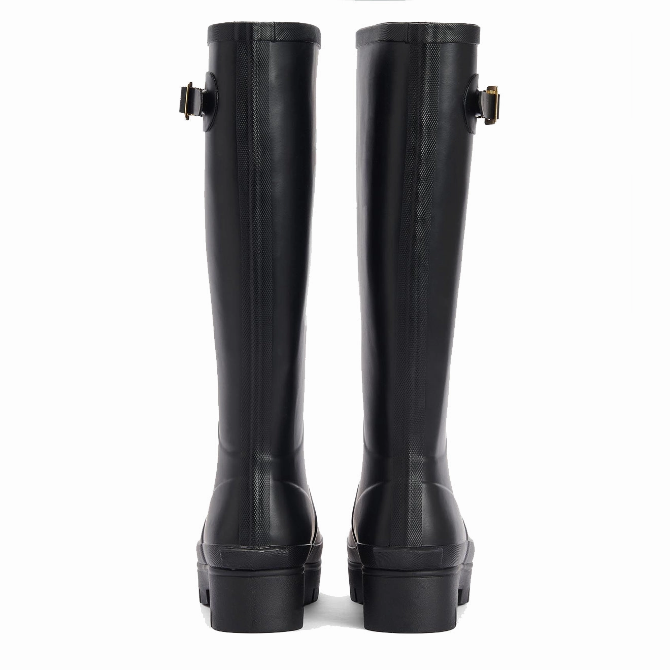 Rugged Sole Odor Resistant Barbour Womens Snowdon Tall Welly Black