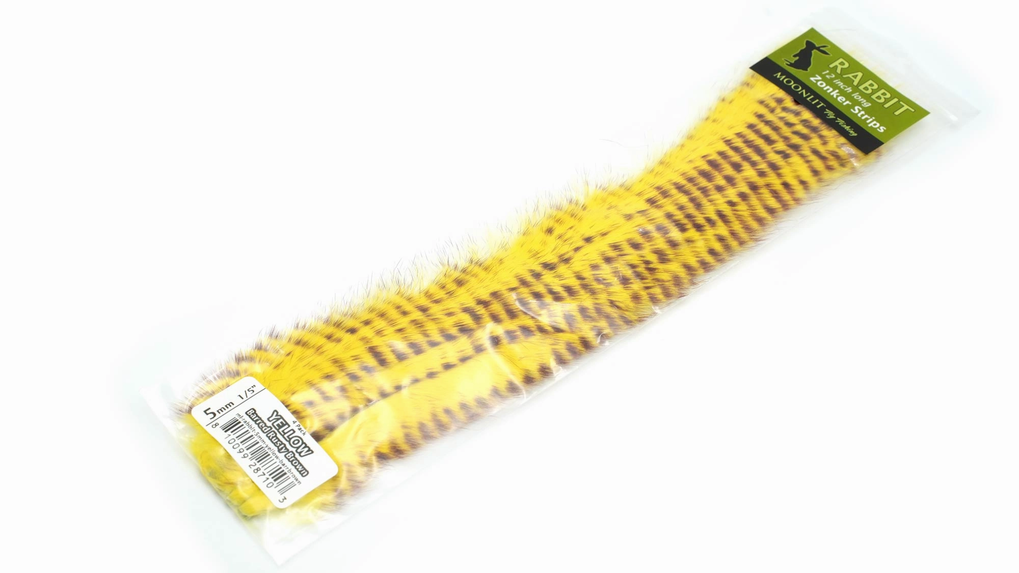 Barred Rabbit Zonker Strips (Moonlit)