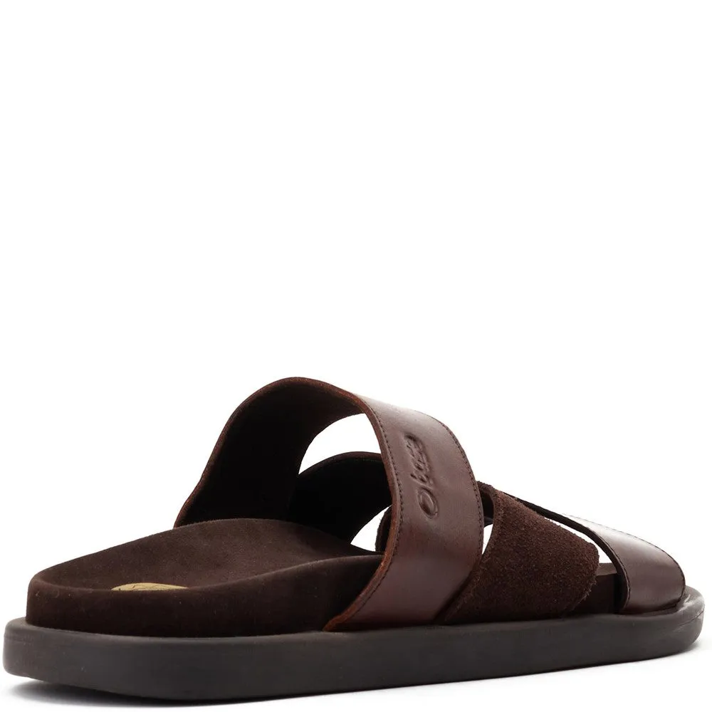 Easy Clean Recycled Materials Base London Ponza Slip On Sandal