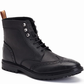 Base London Hemlock Brogue Boot Slip On Shoes Stylish Footwear