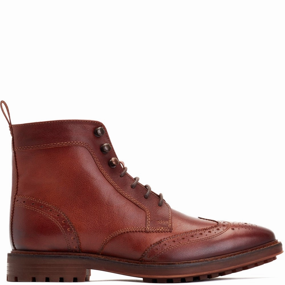 Base London Hemlock Brogue Boot Sustainable Shoes All Weather
