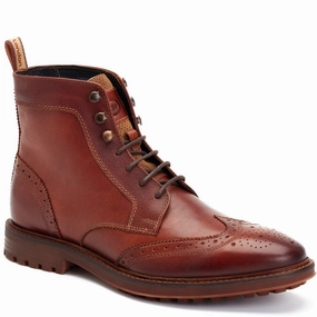 Comfort Heel Base London Hemlock Brogue Boot
