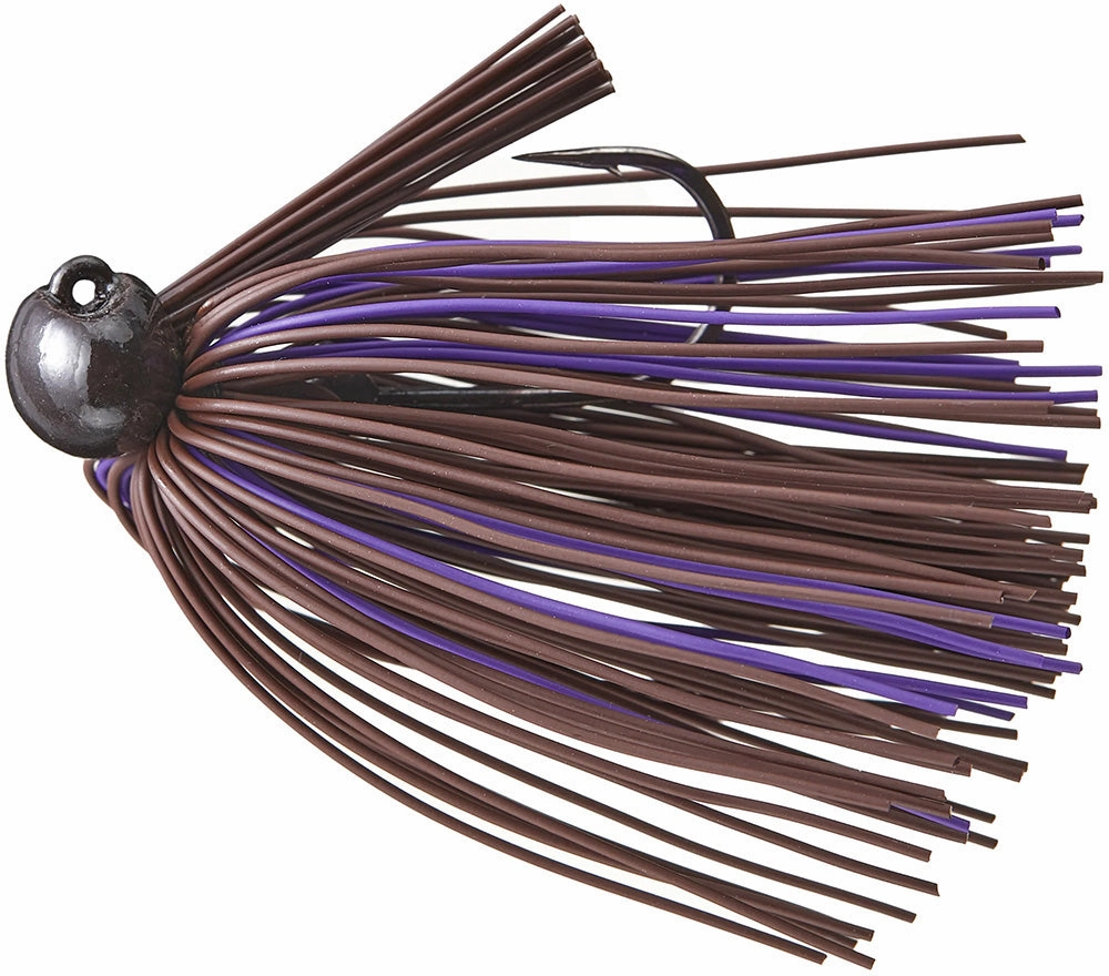 Bass Patrol Round Rubber Western Football Jig