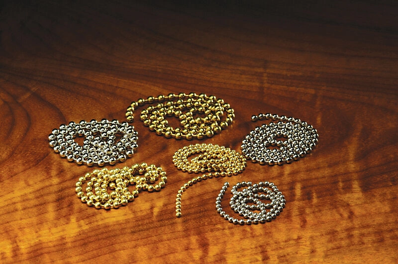 Bead Chain Eyes Silver