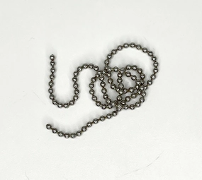 Bead Chain Eyes Silver