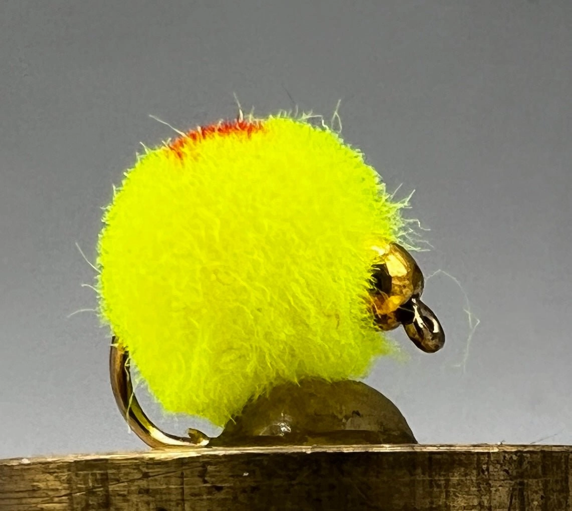 Bead Head Glo Bug Egg - Blood Dot