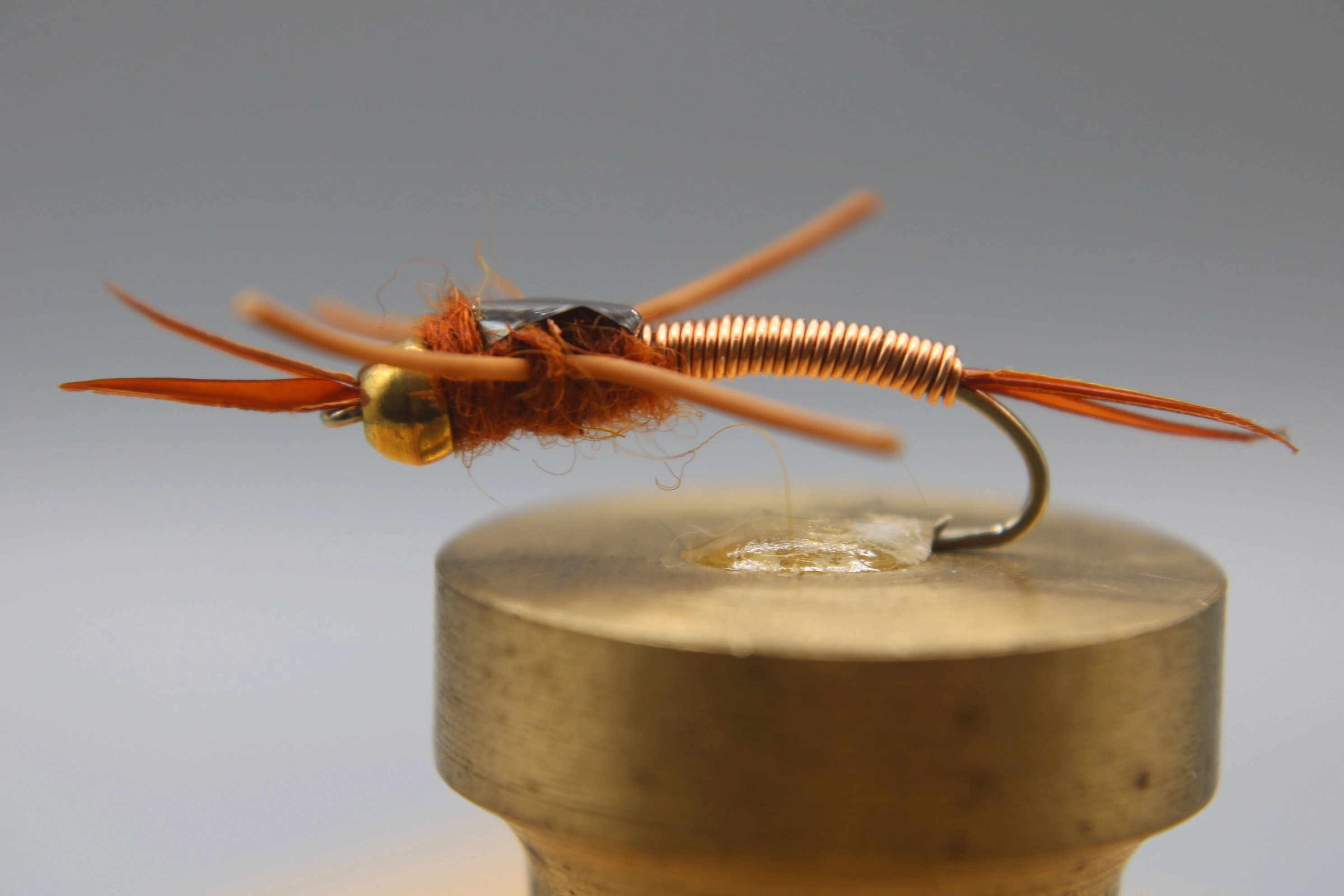 Bead Head Stonefly Nymph Wire Body Rubber Leg