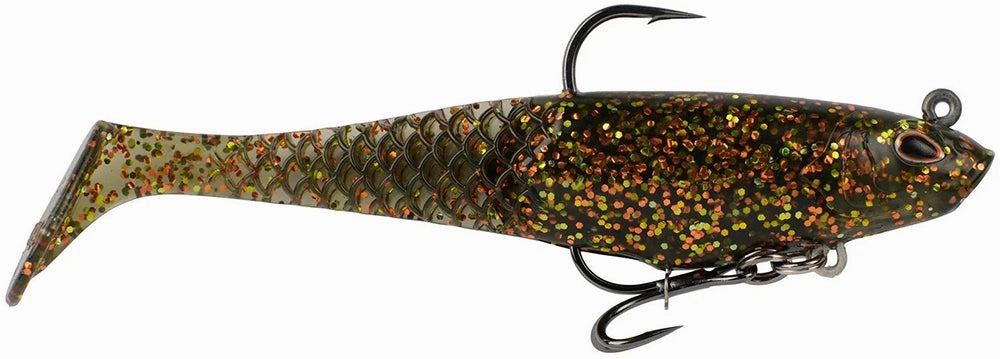 Berkley PowerBait Saltwater CullShad Pre-Rigged Soft Body Swimbait - 6 Inch
