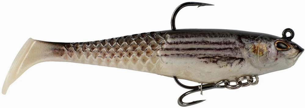 Berkley PowerBait Saltwater CullShad Pre-Rigged Soft Body Swimbait - 6 Inch