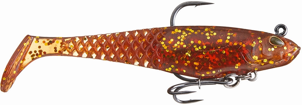 Berkley PowerBait Saltwater CullShad Pre-Rigged Soft Body Swimbait - 6 Inch